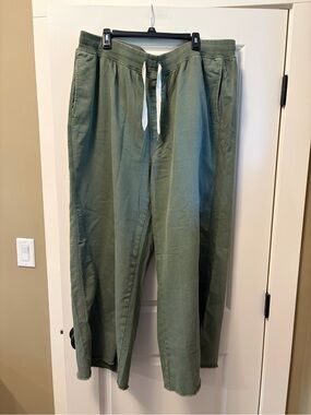 NWT Aerie Soft Landing Trouser in Olive Green size XXL